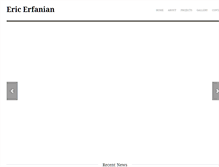 Tablet Screenshot of ericerfanian.com